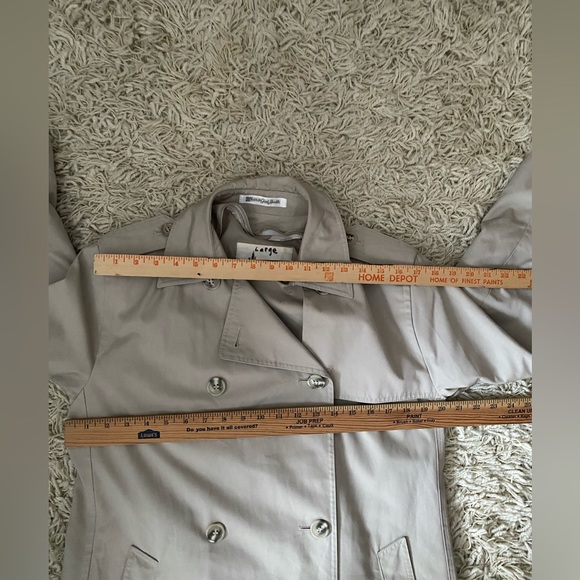 Vintage Misty Harbor Trench Coat Womens Rain Union Label Long, 12P - Picture 7 of 14